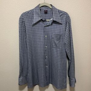 Joel California Women’s Button Down Shirt Size L Black/White